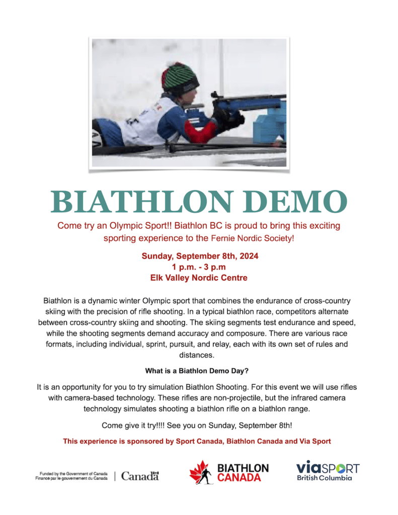 biathlon demo fernie