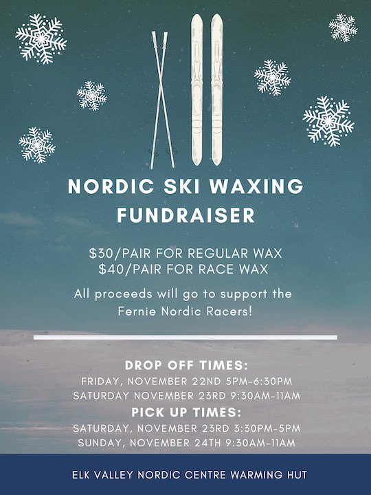 2024 waxing fundraiser poster